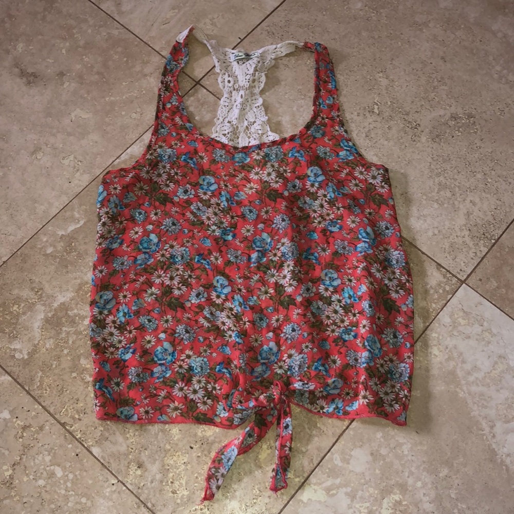 Floral tank top